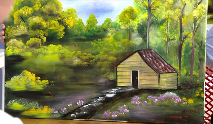 Bob Ross Tekniği İle Resim Yapımı