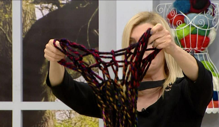 Tığ Kullanmadan Örgü Atkı Yapımı