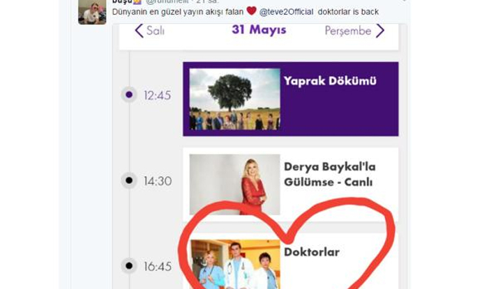 #doktorlar hakkında atılan eğlenceli tweetler