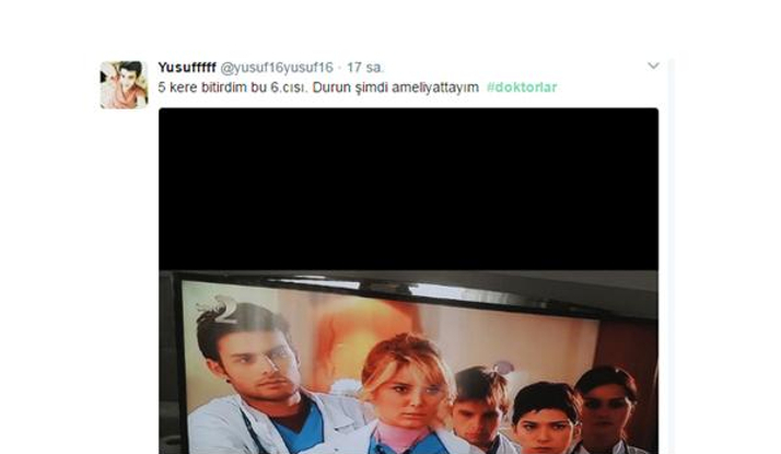 #doktorlar hakkında atılan eğlenceli tweetler