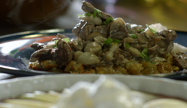 Muskat Baharatlı Beef Straganof 